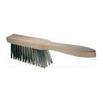 Balayette en fils d'acier longueur 310 mm acier moul� 4 rang�es