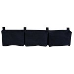 Balconnire 3 sacs noirs en feutre gotextile