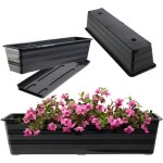 Balconni�re 60 cm pot de fleur + support - kadax