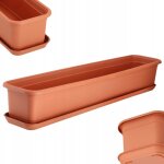 Balconni�re pot de fleurs 80cm + support - kadax