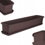 Balconni�re pot de fleurs 80cm + support - kadax