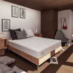 Baldiflex - matelas hybride - 1600 ressorts et mousse � m�moire de forme - mesure 160x200 cm