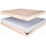 Baldiflex - matelas latex haute 20 cm latex 100% avec revetement aloe vera 160x200 cm Baldiflex - matelas latex haute 20 cm latex 100% avec revetement aloe vera 160x200 cm