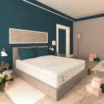 Baldiflex - matelas ressort - 700 ressorts ensach�s - mesure 140x190 cm