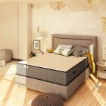 Baldiflex - matelas � ressorts ensach�s et mousse a memoire de forme hauteur 25 cm luxury 80x190 cm