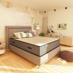 Baldiflex - matelas � ressorts ensach�s et mousse a memoire de forme hauteur 27 cm luxury 180x200 cm