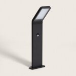 Balise ext�rieure led 9. 5w en saillie sur pied 50cm aluminium avec d�tecteur de mouvement legacy noir ...