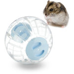 Balle de hamster, boule de course, pour souris, chinchilla, rat, � 18, 5 cm, plastique, transparent / ...