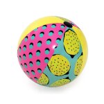 Ballon gonflable pour plage ou piscine bestway retro fashion 51 cm diam�tre multicolore avec valve de ...