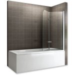 Saniverre - baly pare - baignoire 90 x h. 140 cm verre pliant et pivotant transparent anticalcaire Saniverre - baly pare - baignoire 90 x h. 140 cm verre pliant et pivotant transparent anticalcaire