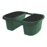 Double jardini�re - klunia - 40 cm - green - livraison gratuite
