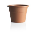 Pot de fleurs - hedera - d 35 cm - terracotta - livraison gratuite