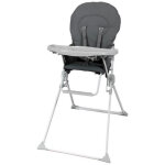 Bambisol - chaise haute fixe avec tablette r�glable en profondeu grise