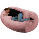 Bananair - pouf long g�ant fourrure - 160 cm rose
