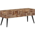 Banc 110x35x45 cm teck massif rcupr vidaxl
