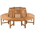 Clp - banc d'arbre novum 200 cm teck