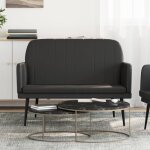Banc banquette design, banc de salle � manger, banc de cuisine noir 107x80x81 cm similicuir vidaxl
