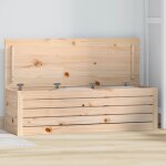 Bonnevie - coffre de rangement bo�te de rangement 109x36, 5x33 cm bois massif de pin 93944