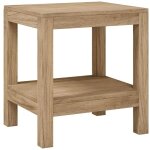 Bonnevie - banc de douche - meuble de rangement de salle de bain - 45x35x45 cm bois massif de teck bv733840 ...