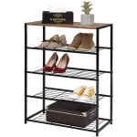 Woltu - banc etagère à chaussures avec 4 étagères, meuble de rangement pour 12 paires de chaussures, ... Woltu - banc etagère à chaussures avec 4 étagères, meuble de rangement pour 12 paires de chaussures, ...