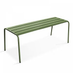 Banc d'intrieur en mtal vert cactus - palavas