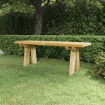 Banc de jardin banquette de jardin - mobilier de jardin 110 cm bois de pin massif impr�gn� bv807651