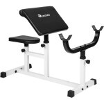 Banc de musculation curl pour biceps rglable support pour haltres rglable en hauteur sur 5 positions ...
