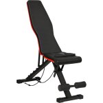 Banc de musculation - homcom - pliable - dossier r�glable 6 niveaux assise ajutable 4 niveaux - dossier ...