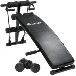 Banc de musculation rglable sur 6 positions avec fixation pour les jambes