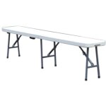 Banc pliant en polythylne - 185x30x43