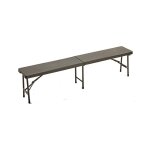 Banc pliant rectangulaire horeca noyer