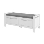 Sobuy - banc de rangement � chaussures avec coussin rembourr� commode � chaussures meuble � chaussures ...