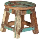 Biscottini - banc rond en teck recycl� en bois