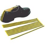 Bande antistatique jetable pour chaussures (esd) bjz c - 199 2151 - c jaune, noir 10 pc(s)