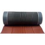 Bande closoir de fa�tage souple ventil� en aluminium ? rouge brique