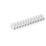 Edm - rglette de connexion 4mm - 12 connecteurs - homologue ce - blanche