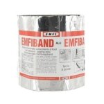 Emfi - bande d'�tanch�it� band 22. 5 cm x 10 m - plomb gris - ga225ae001