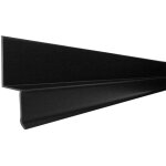 Bande � excroissances profil� de finition, bande � excroissances protection murale, noir, profil� de ...
