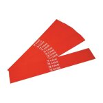 Bandes r�fl�chissantes adh�sives cames pour barri�res automatiques rouges 001g02809
