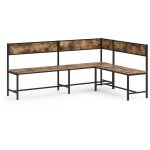 Banquette d'angle salle  manger fyrk, chne rustique, 195 x 142 cm, vicco