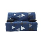 Banquette bz dream - tissu 100% coton bikini bleu - couchage 140x190 cm - l145 x p100 x h90 cm Banquette bz dream - tissu 100% coton bikini bleu - couchage 140x190 cm - l145 x p100 x h90 cm