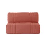 Banquette bz dream - tissu 100% coton terracotta - couchage 140x190 cm