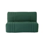 Banquette bz dream - tissu 100% coton vert foret - couchage 140x190 cm - confort moelleux Banquette bz dream - tissu 100% coton vert foret - couchage 140x190 cm - confort moelleux