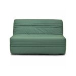 Sans marque - banquette bz - tissu vert - l143 x p97 x h89cm - joe