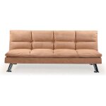 Designetsamaison - banquette clic clac 3 places marron - vanan Designetsamaison - banquette clic clac 3 places marron - vanan