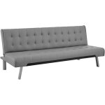 Banquette clic - clac capitonné design gris kedy Banquette clic - clac capitonné design gris kedy