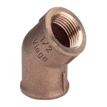 Arc viega 320645 rp 3 / 4, 45 degrs, bronze  canon