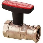 Banyo - globo p - s 1' (dn25) robinet a boisseau spherique de pompe avec clapet anti - thermosiphon