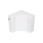 Reservoir de chasse d'angle 1 quantite avec tuyau de refoulement complet