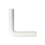 Tube de chasse d'eau coude h 650 x l 350 mm blanc Tube de chasse d'eau coude h 650 x l 350 mm blanc